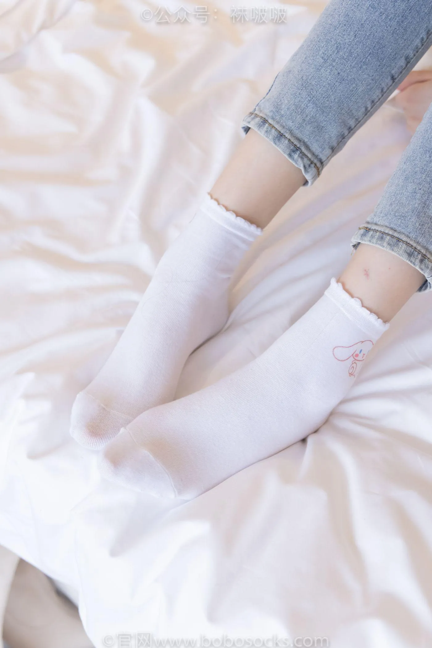 [BoBoSocks袜啵啵]NO.050 小甜豆-高跟长靴、白棉袜 [175P]插图9